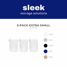 Load image into Gallery viewer, SLEEK 3-Pack Extra Small Bins