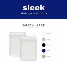 Load image into Gallery viewer, SLEEK 2-Pack Large Bins