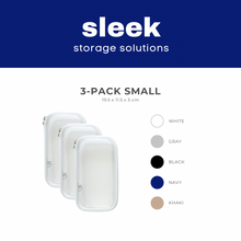 Load image into Gallery viewer, SLEEK 3-Pack Small Bins