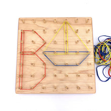 Load image into Gallery viewer, Treasures From Jennifer Small Geoboard - Maple
