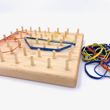 Load image into Gallery viewer, Treasures From Jennifer Small Geoboard - Maple