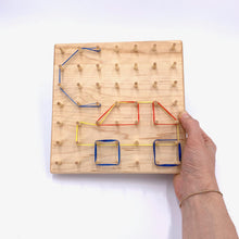 Load image into Gallery viewer, Treasures From Jennifer Small Geoboard - Maple