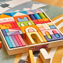 Load image into Gallery viewer, Skandico The Great Block Set “Castle” – Rainbow