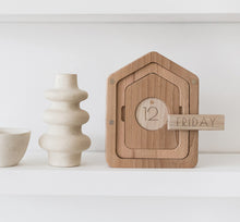 Load image into Gallery viewer, Bestie Green Wooden Calendar