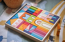 Load image into Gallery viewer, Skandico The Great Block Set “Castle” – Rainbow
