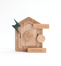 Load image into Gallery viewer, Bestie Green Wooden Calendar