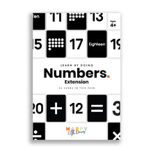 Load image into Gallery viewer, Happy Little Doers Learn Numbers Flashcards - Extension Pack
